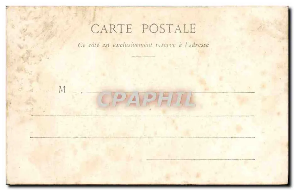 LANNION - Velhas Casas — Coleção A. Waron, St-Brieuc - Verso