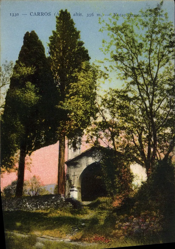 Carros (Alpes) — Nossa Senhora das Schères — alt. 356 m. - Frente