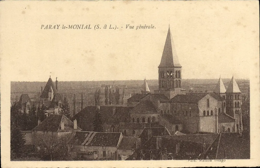Paray-le-Monial (S. à L.) — Ogólny widok — Wyd. Maisons Drago - Awers