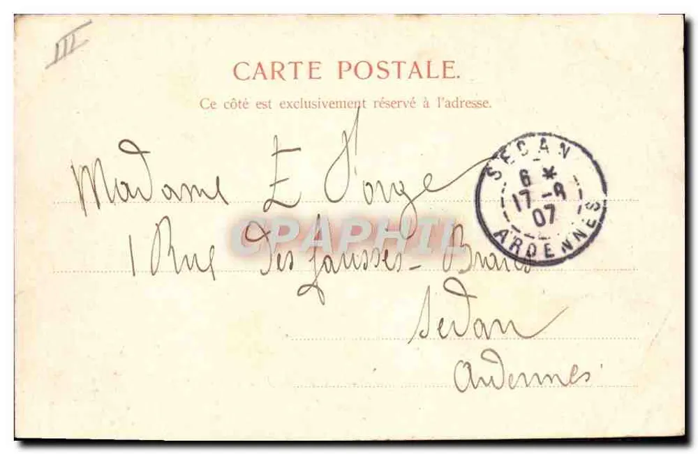 Saint-Malo — Die Zollstelle und das Große Tor — Editionen der Gesellschaft. Verlag Paris - Rückseite