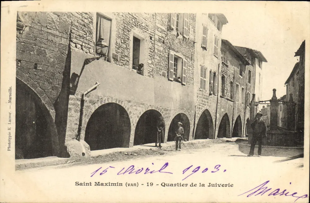 Saint Maximin (Var) - Judenviertel — Phototypie E. Lacour - Marseille - n°19 - Vorderseite