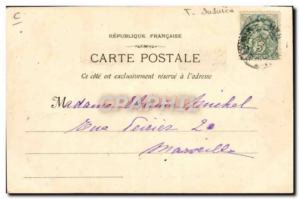 Saint Maximin (Var) - Judenviertel — Phototypie E. Lacour - Marseille - n°19 - Rückseite