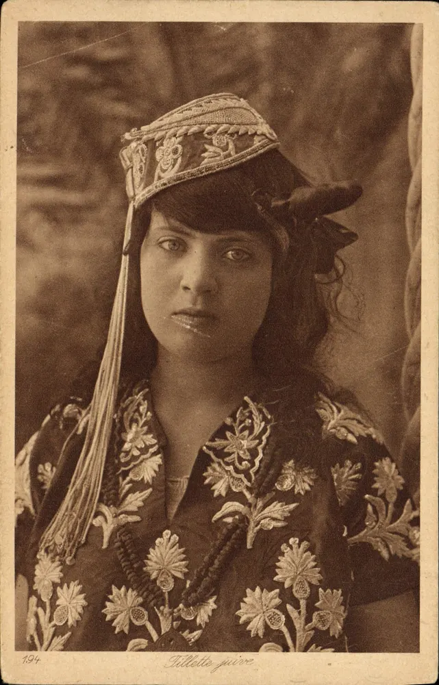 Jüdisches Mädchen — Portrait — unbekannter Fotograf, Nr. 194 - Vorderseite
