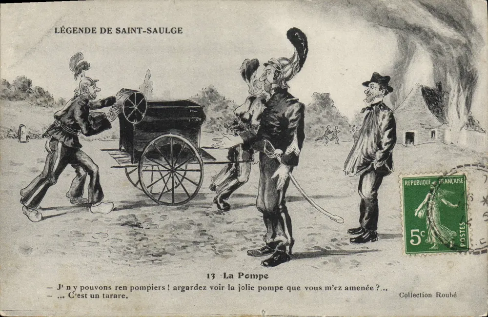 Legende von Saint-Saulge — 13 La Pompe — Sammlung Roubé - Vorderseite