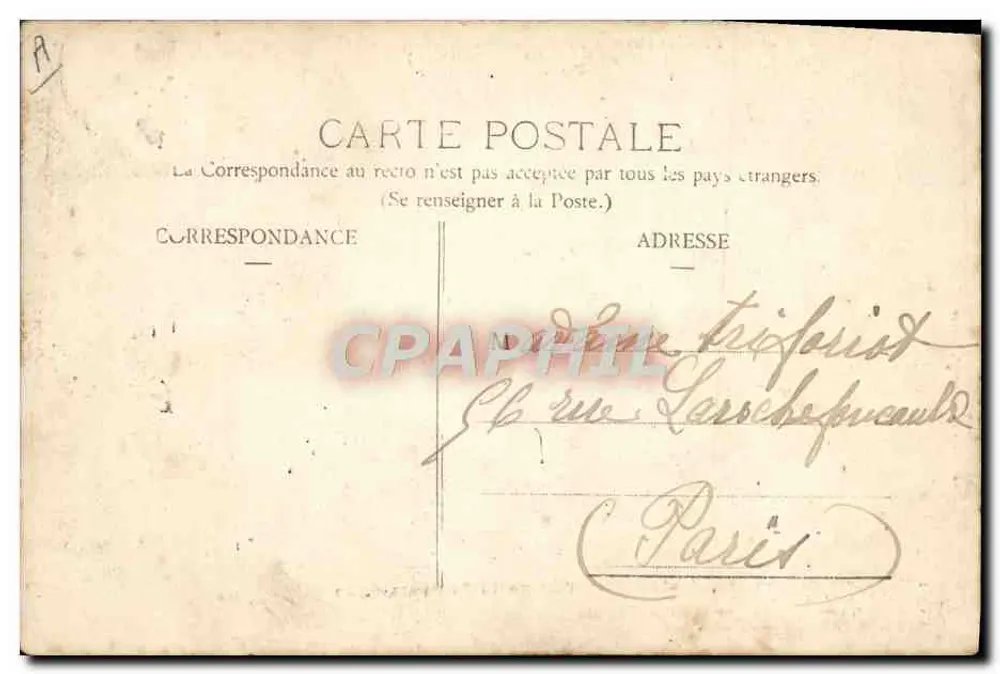 Legenden von St-Saulge — Serie 17 — Verlag F. Guyonnet, Nevers - Rückseite