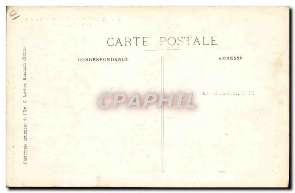 Le Creusot — Schneider Werke — Puddelöfen — A. Ducé, Drucker-Verleger — Photo-Club Sammlung - Rückseite