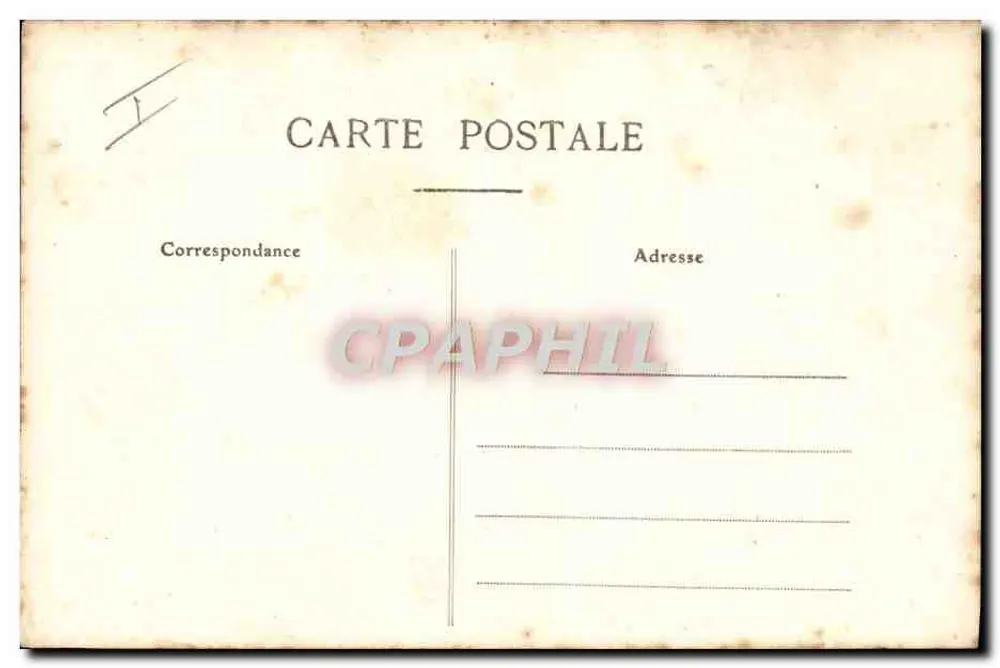 Dreimastiges Schiff — Auf See — unter "Plus près" — Artaud et Nozais, Nantes, Nr. 8 - Rückseite