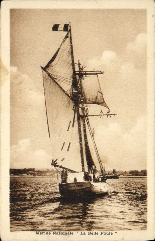 Marine Nationale "La Belle Poule" — Segelschiff — Verleger nicht sichtbar - Vorderseite