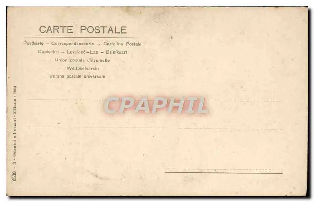 Séance de couture — Studio photographique — Verlag Pezzanti, Mailand - Rückseite