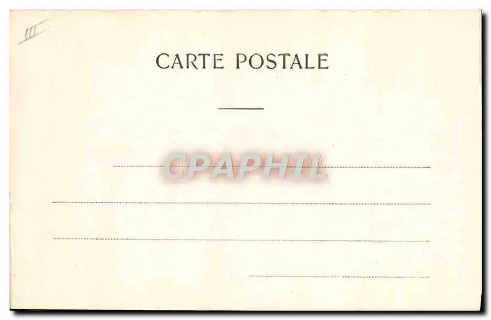 Der Liebe Polizist — geflügelter Kind in Polizeiuniform mit einer Laterne — Phototypie A. Bergeret & Cie, Nandy - Rückseite