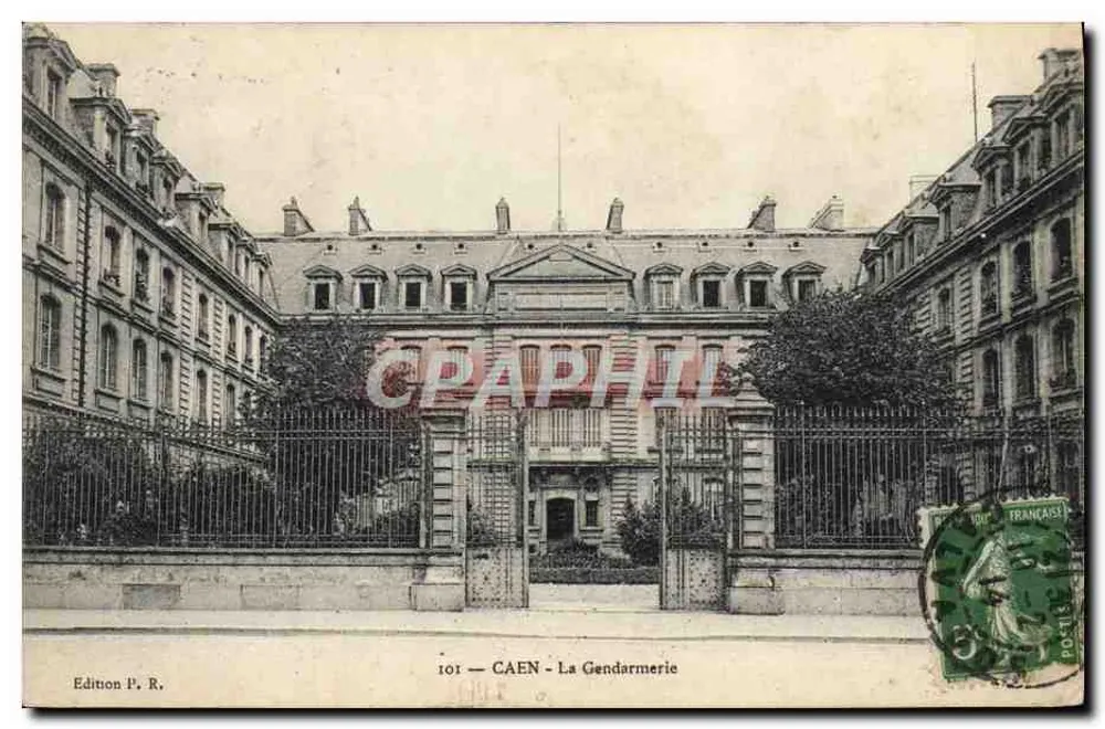 Caen — A Gendarmeria — Edição P. R. - Frente