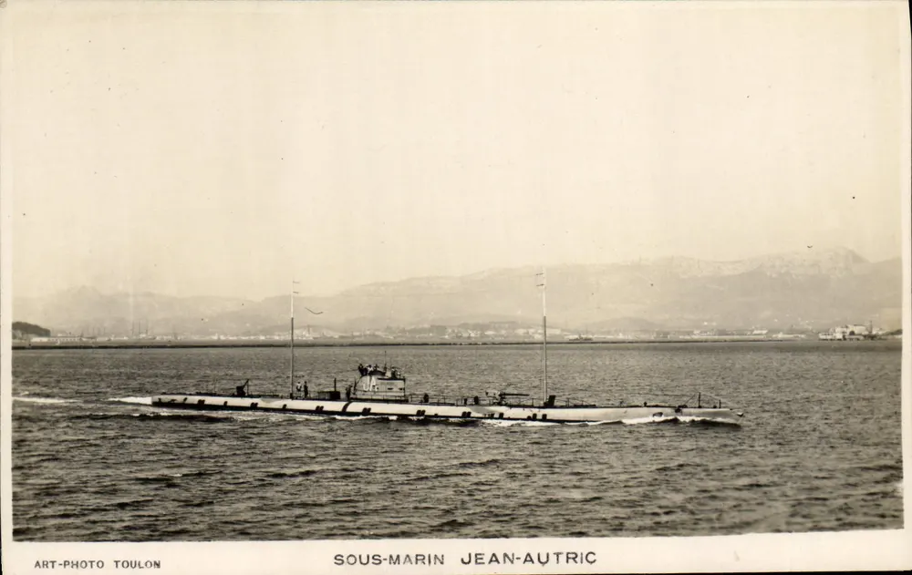 Submarino Jean-Autric — Toulon — Art-Photo Toulon - Frente