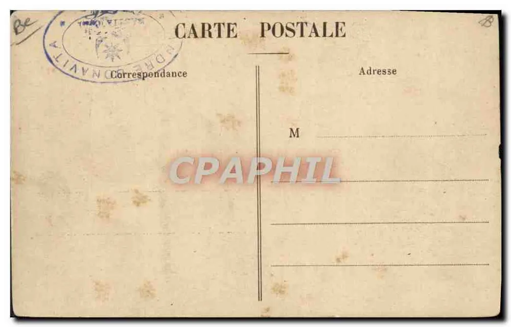 O Submersível Emeraude — n° 1279 — Coleção H. Laurent, Port-Louis - Verso