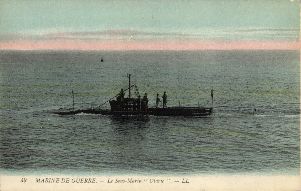 Submarino "Otarie" — Marinha de Guerra — LL - Frente