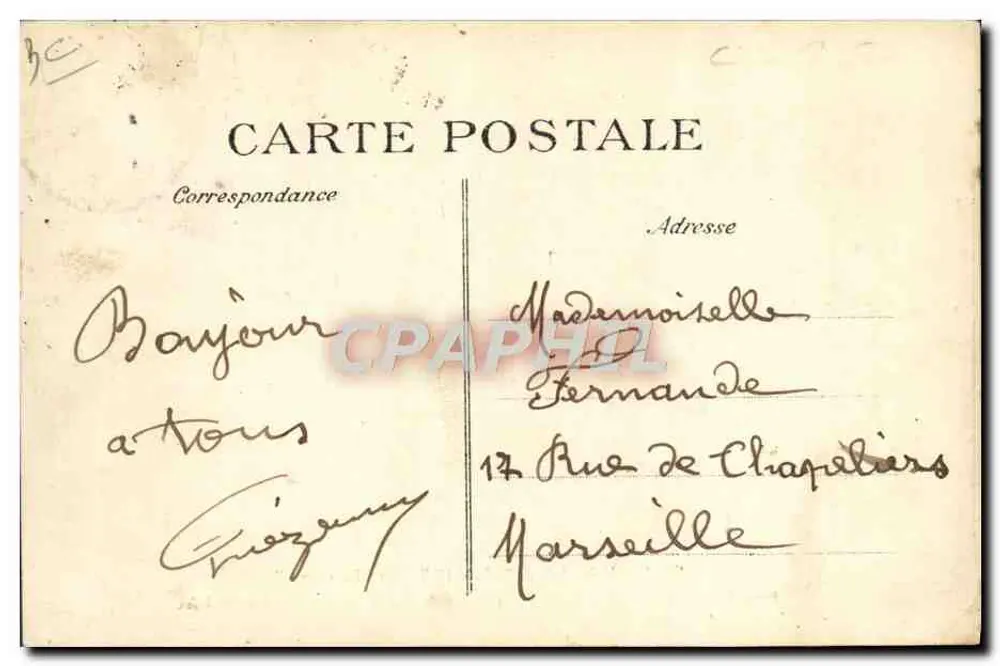 Submarino « Turquoise » — Marinha Nacional — 3 Abril 1913 — Editor: 2923 - Verso