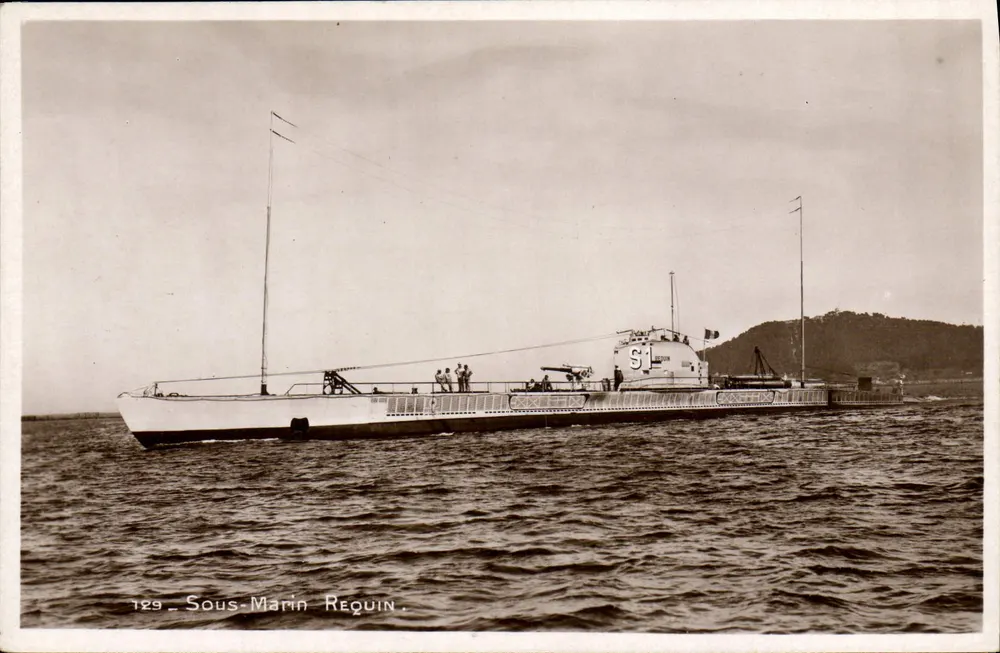 Submarino Requin — Edição Bouve-Sourd, Toulon (Var) - Frente