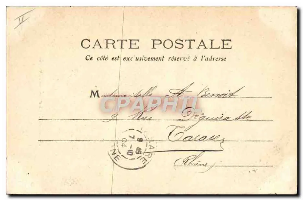 Bordeaux — Het Franse Theater — uitgever C.C.C. - Achterkant