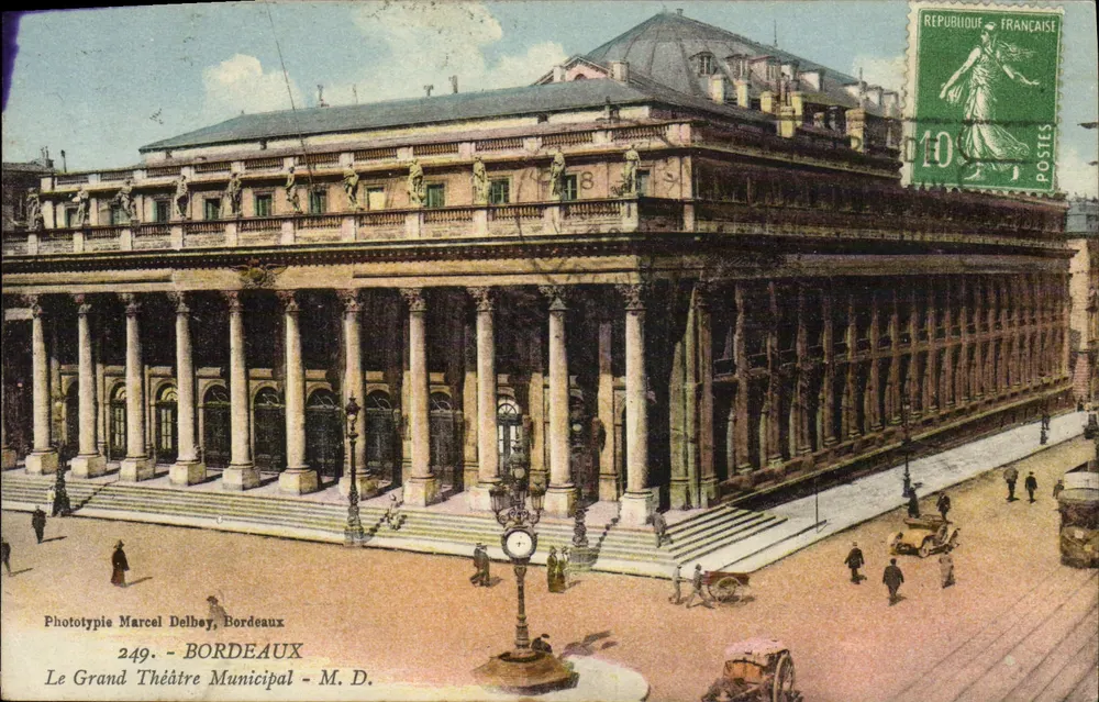 Das Große Stadtmuseum — Bordeaux — Phototypie Marcel Delbey, Nr. 249 - Vorderseite