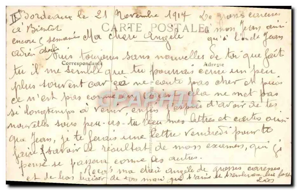 Bordeaux — Französisches Theater — Verlag: Films Daumon, n°36 - Rückseite