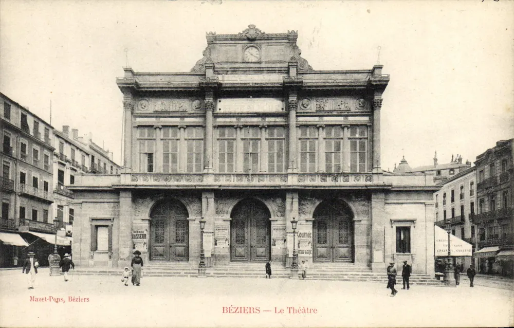 Béziers — O Teatro — Mazet-Pops, Béziers - Frente