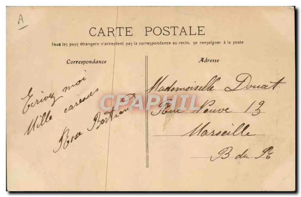 BÉZIERS — Music-Hall des Variétés — Verlag: Monostes, n° 58 - Rückseite