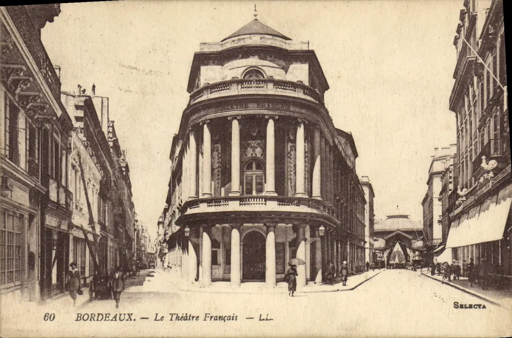 Bordeaux — Il Teatro Francese — Selecta - Recto