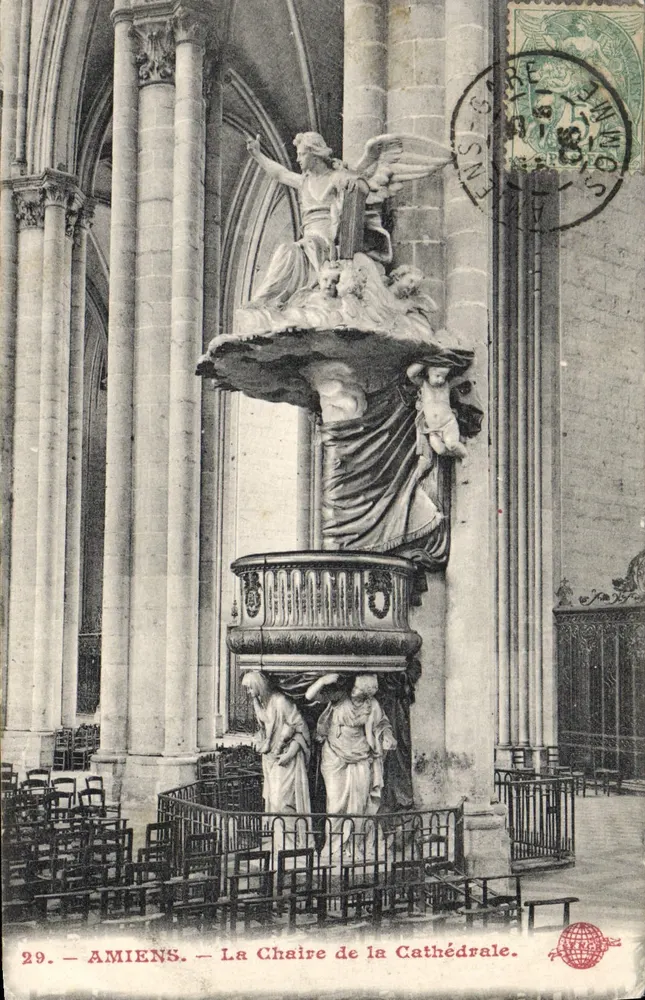 Amiens — A Cátedra da Catedral — Editor desconhecido, n° 29 - Frente