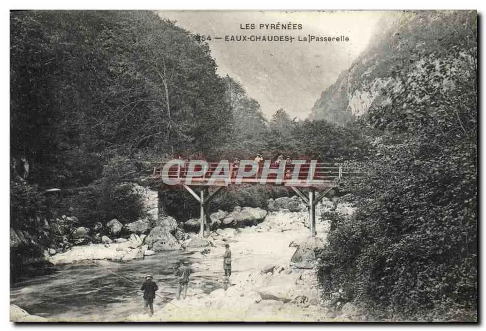 Os Pirineus — Eaux-Chaudes, A Ponte - Frente
