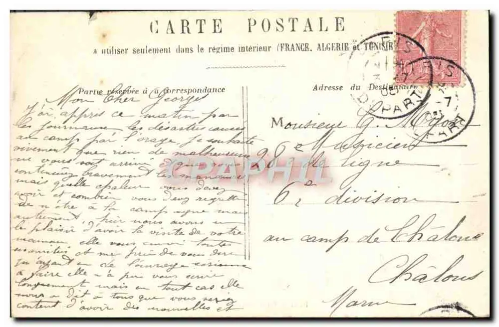 Palácio do Trocadéro — Paris — H.L. - Verso