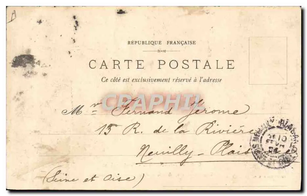 Saint-Nazaire — Rollbrücke mit den Zollbarracken — Alfred - Rückseite
