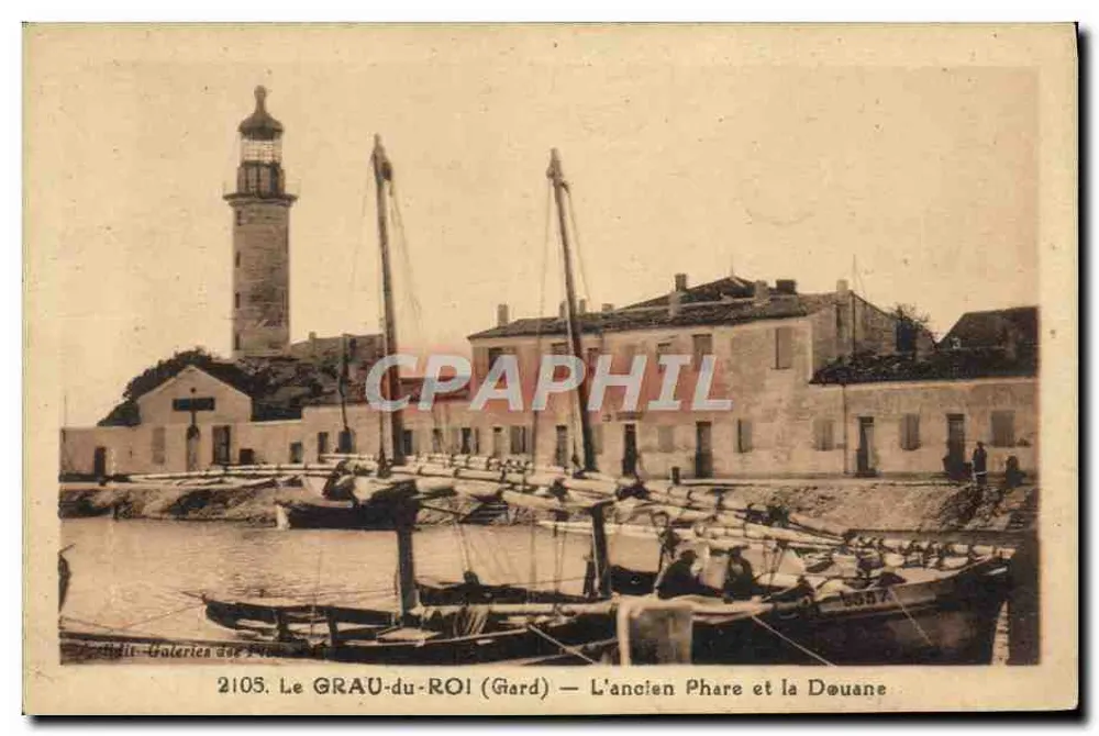 Le GRAU-du-ROI (Gard) — Der alte Leuchtturm und die Zollstelle - Vorderseite