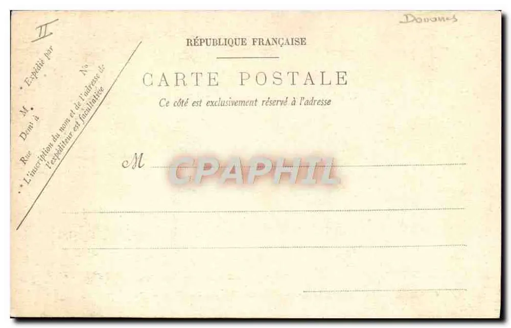 CANNES — Die Spitze der Croisette — Die Zollturm — LL. n°614 - Rückseite
