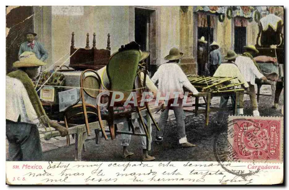 Cargadores — Mexico — J.C.S. n° 531 - Recto