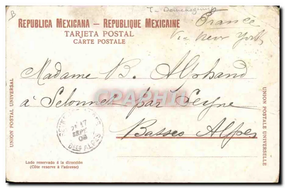 Cargadores — Mexico — J.C.S. n° 531 - Verso