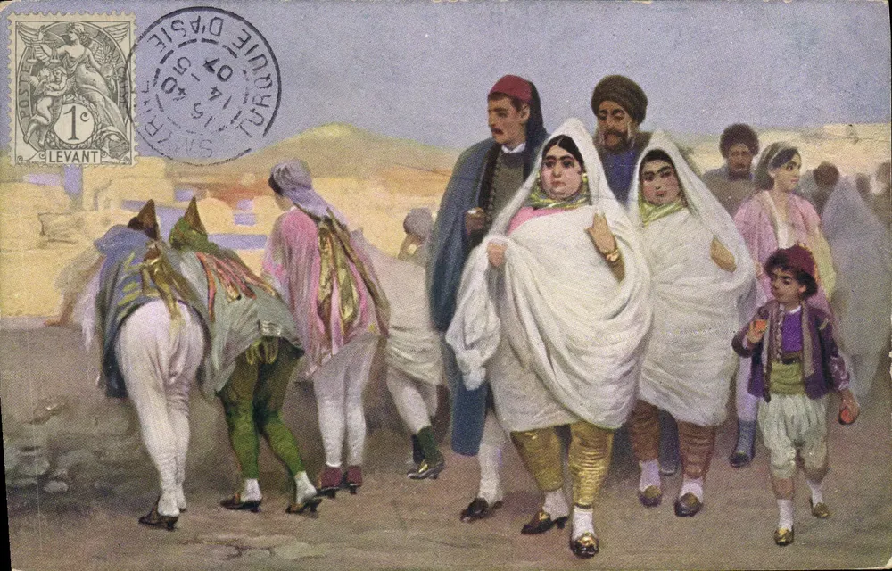 Orient-Szene — Levant — unbekannter Verlag, Seriennummer nicht sichtbar - Vorderseite