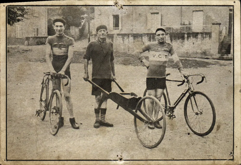 Radrennen Mann auf dem Rad — V.C.T. — Ausgabe - Vorderseite