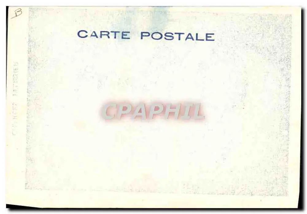 Charles Pelissier — piloto automobilístico — carta postal - Verso