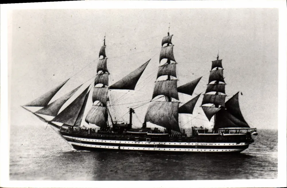 Segelschiff — Drei-Mast-Schiff — unbekannter Verlag - Vorderseite