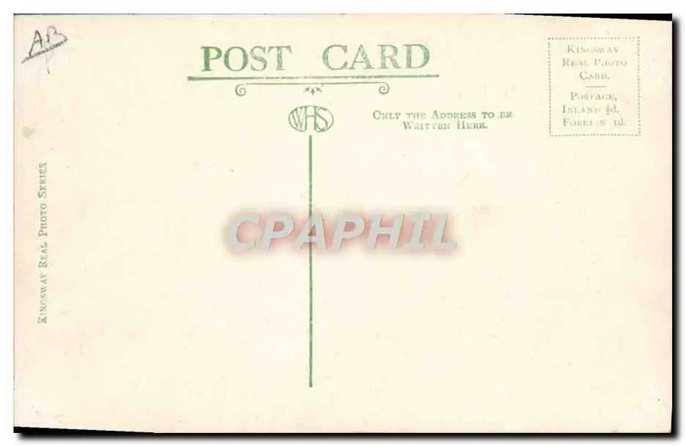 H.M.S. VICTORY — Flotte von Trafalgar — Kingsway Real Photo Card Nr. S 9868 - Rückseite