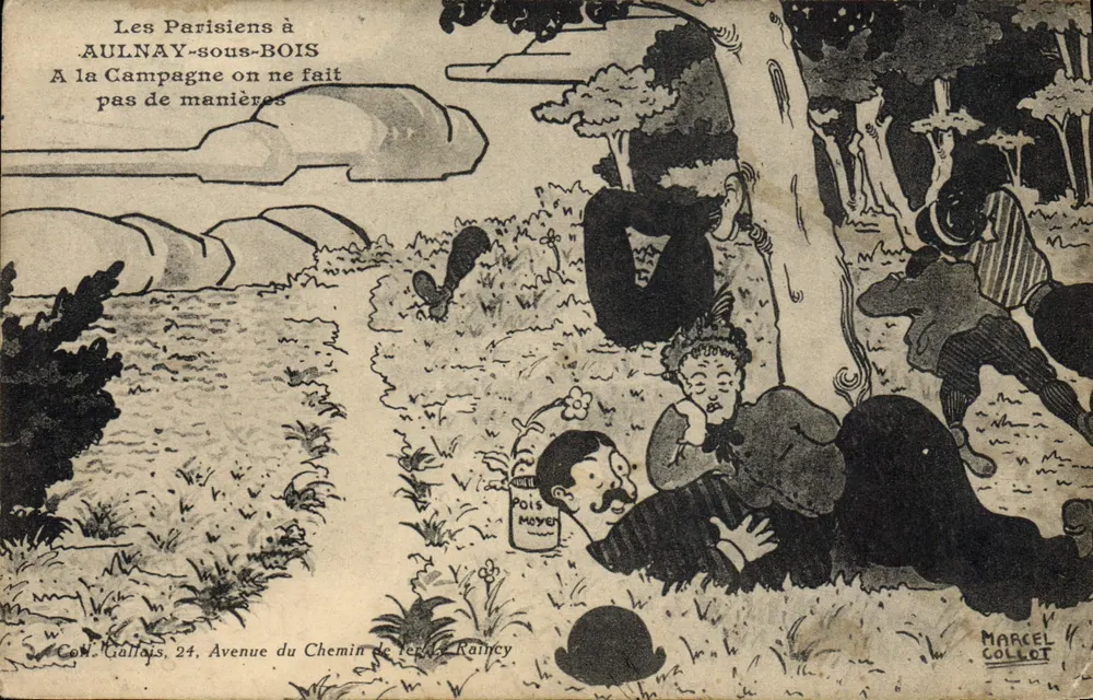Die Pariser in AULNAY-SOUS-BOIS — Auf dem Land macht man keine Umstände — Marcel Collot - Vorderseite