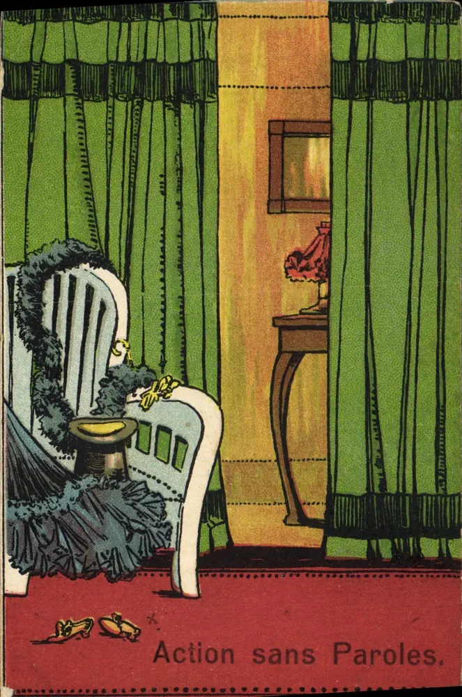 Ação sem Palavras — cena interior — editor M. n°916 - Frente