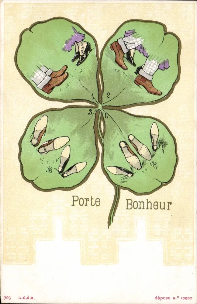 Porta da Felicidade — carta postal ilustrada — G.G.àM. n° 10850 - Frente