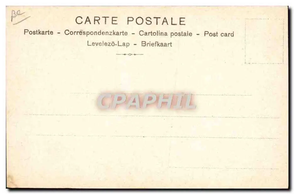 Porta da Felicidade — carta postal ilustrada — G.G.àM. n° 10850 - Verso