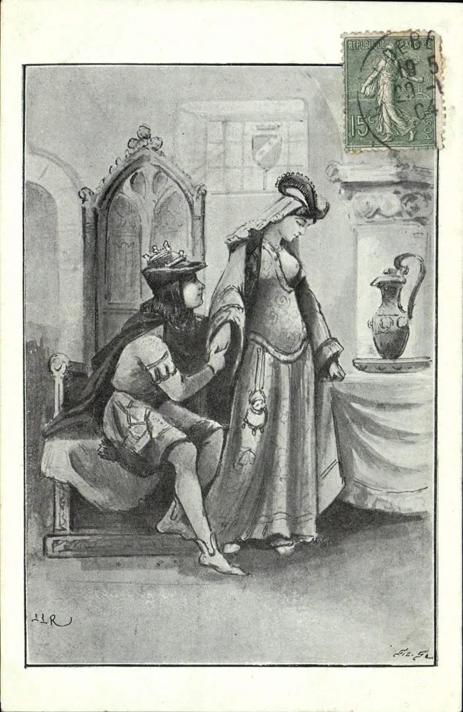 Kronungs-Szene — Illustration — Verlag nicht sichtbar, Seriennummer nicht sichtbar - Vorderseite