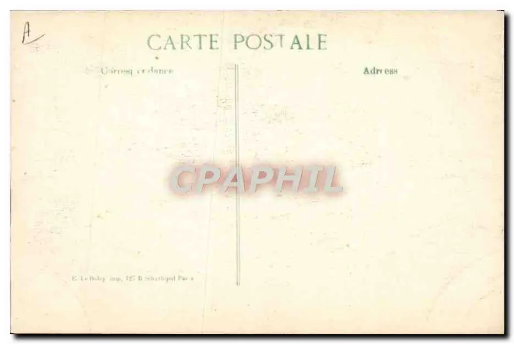 Indische Infanterie mit dem Dreifarbigen Flaggen — 1914 — E. La Dole — 11. Serie - Rückseite