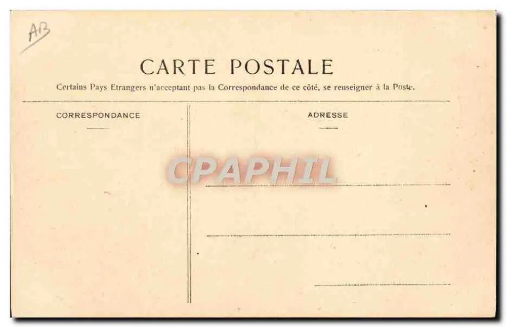 Gymnote — U-Boot — Französische Marine — Sammlung M. Gouhauter, Nr. 357 - Rückseite