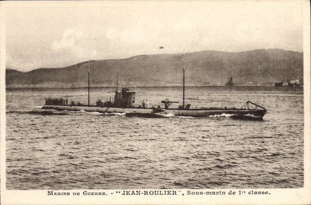 Marine — "JEAN-ROULIER", U-Boot der ersten Klasse - Vorderseite