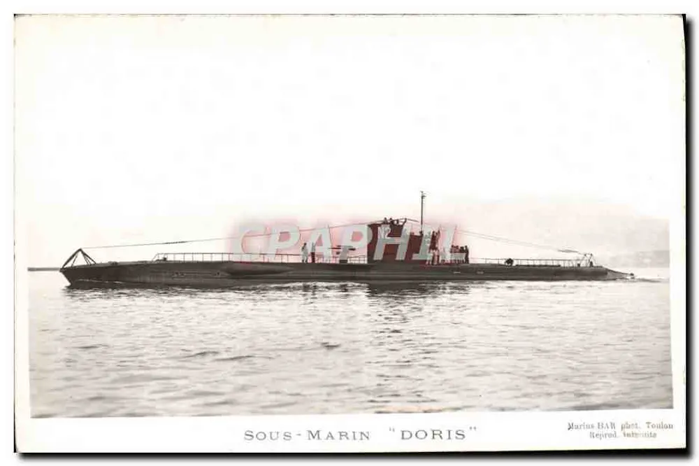 Submarino "Doris" — fotografia de Marius HAR, Toulon - Frente