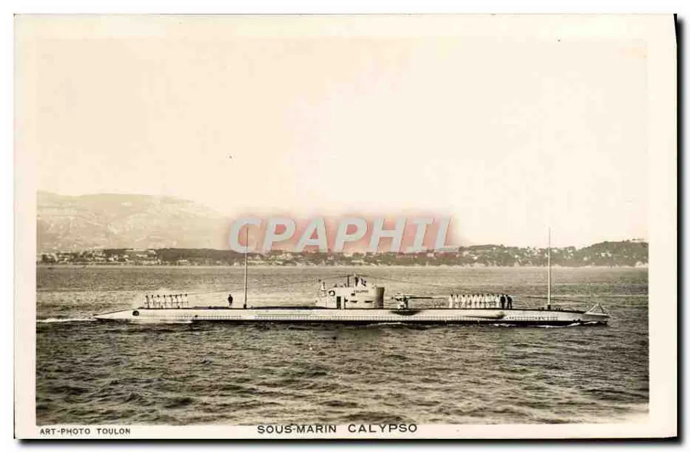 U-Boot Calypso — Toulon — Art-Photo Toulon - Vorderseite