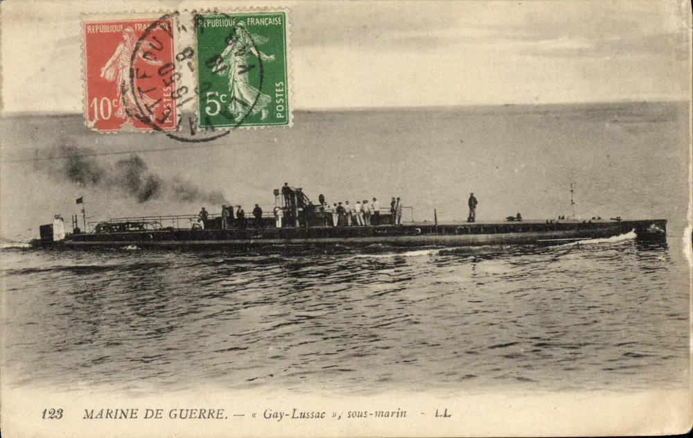 Marine der Kriegsmarine — « Gay-Lussac », U-Boot — L.L. — Verlag L.L. Nr. 123 - Vorderseite